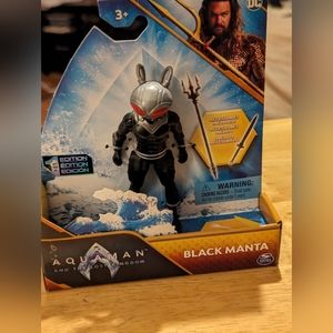 Spin Master Aquaman and the Lost Kingdom Black Manta 4" Figure Mint on Card